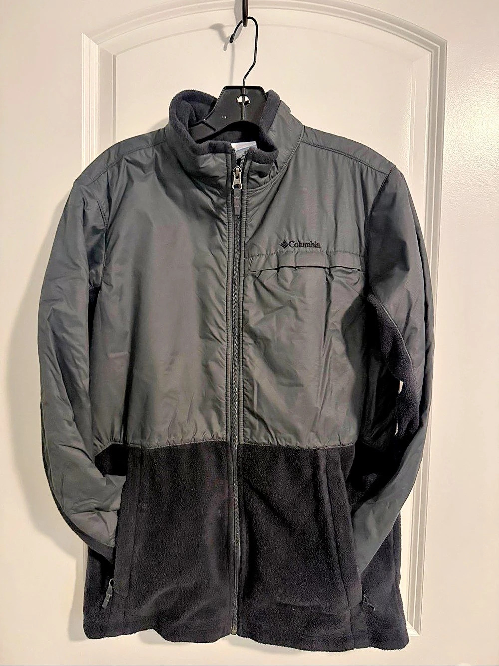 Columbia youth’s Fleece-Lined Jacket grey XL